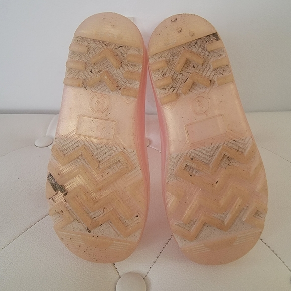Cat & Jack Toddler Girl’s Light Pink Shimmer Pull-on Rain Boots Size 9 - Picture 12 of 12